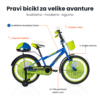 Dečija bicikla 20'' Fitness plavo-zeleni SM-20103
