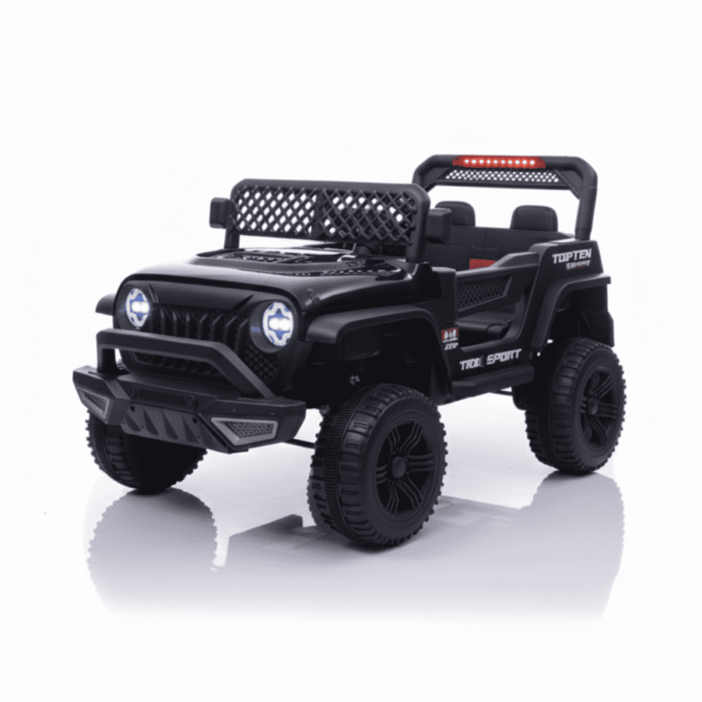 Dečiji džip na akumulator Wrangler Crni (12V)