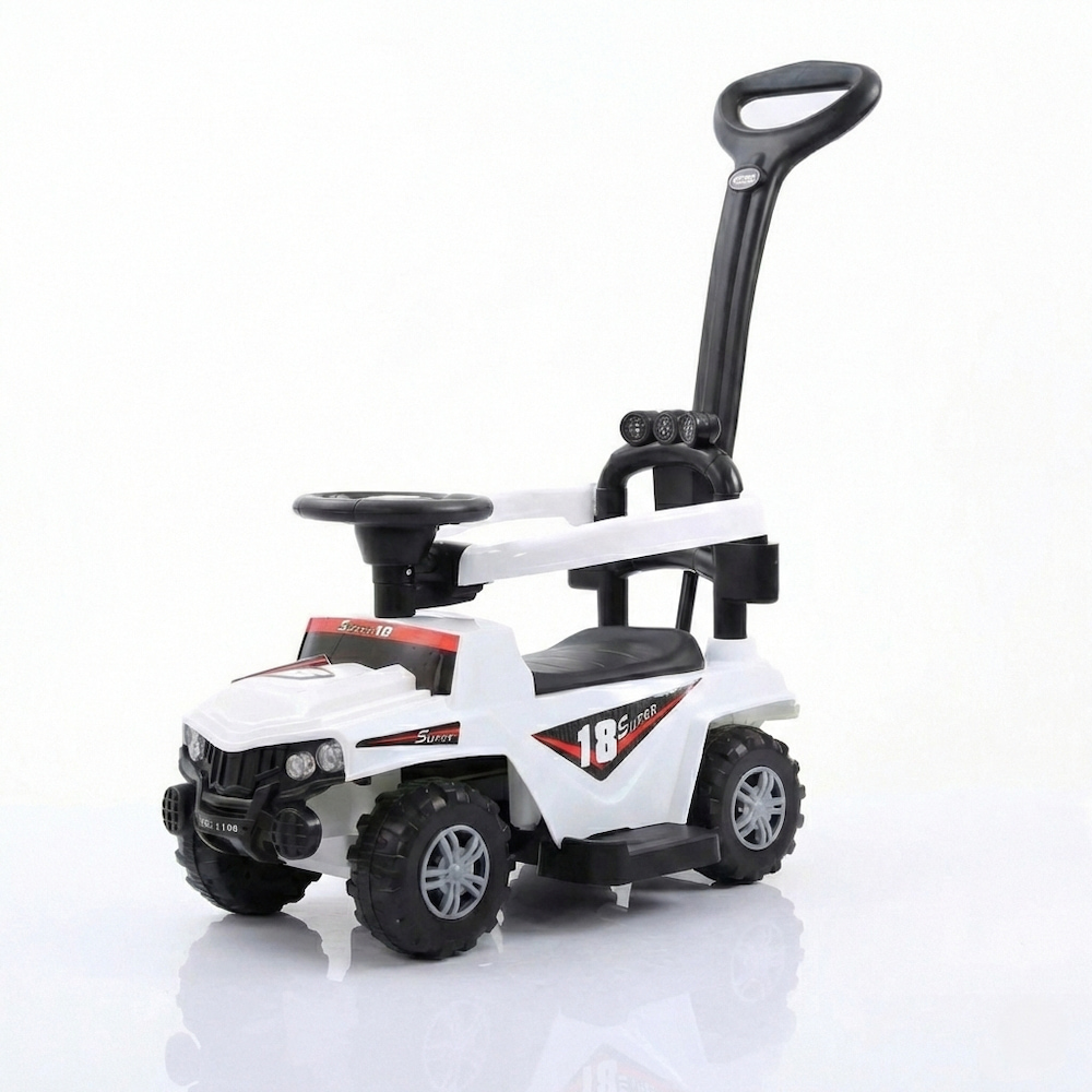 Multifunkcionalna 4u1 dečija Guralica Džip na akumulator - Bela