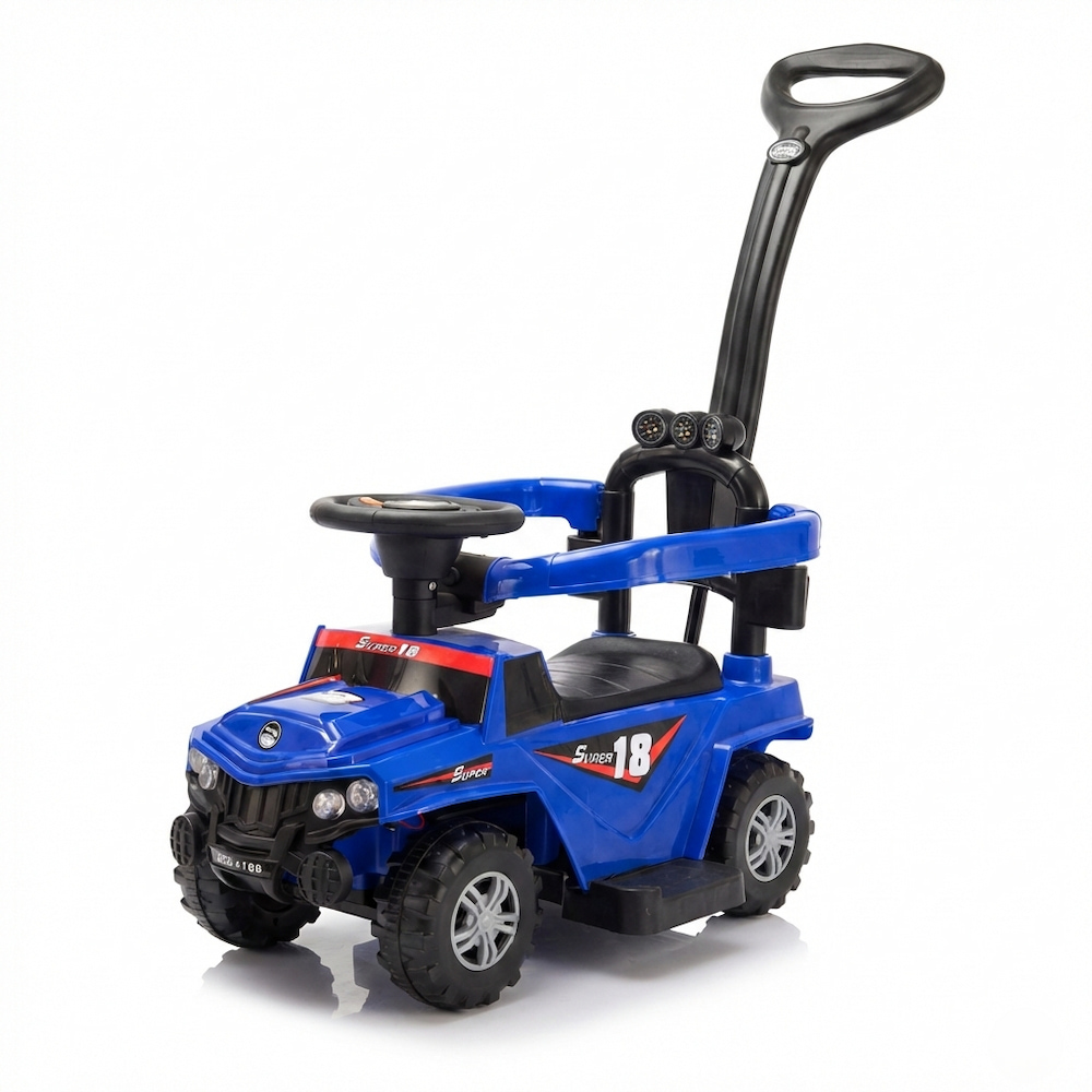 Multifunkcionalna 4u1 dečija Guralica Džip na akumulator - Plava
