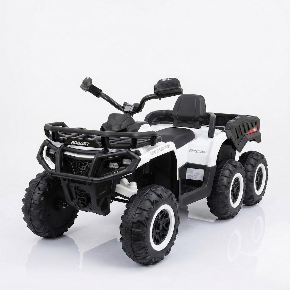 Veliki Off-Road Kvad Robust 4x4 - Beli (SM-26201B)