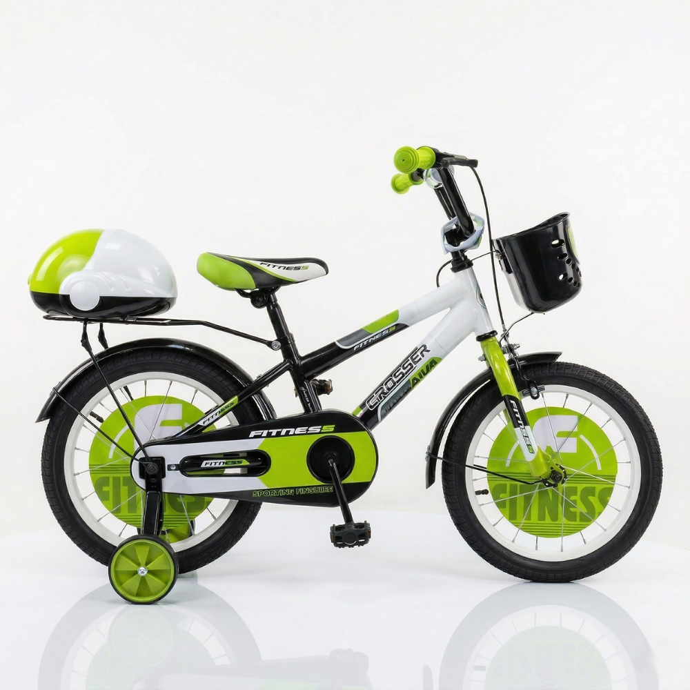 Dečija bicikla 16'' Fitness Crno - Zelena