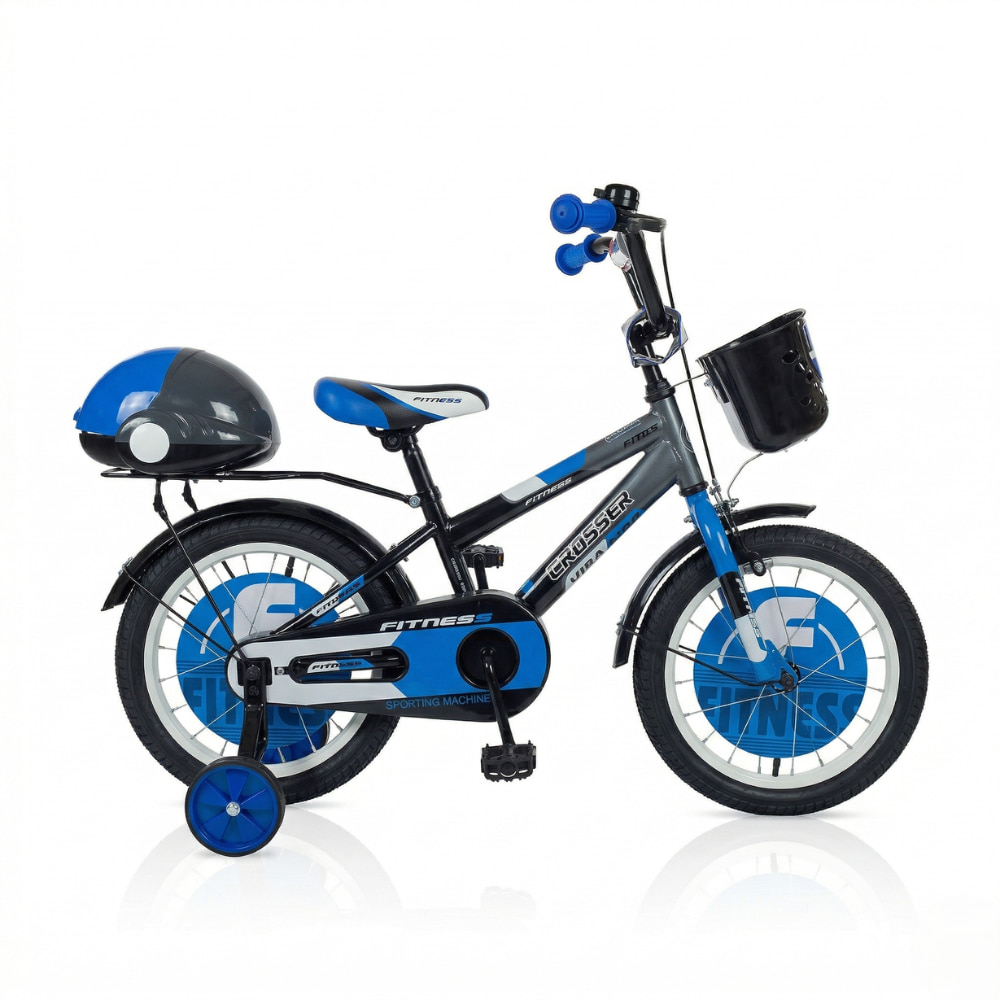 Dečija bicikla 16'' Fitness Plavo - Siva