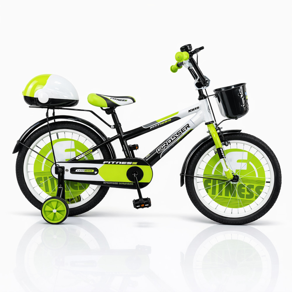 Dečija bicikla 20'' Fitness Crno - Zelena