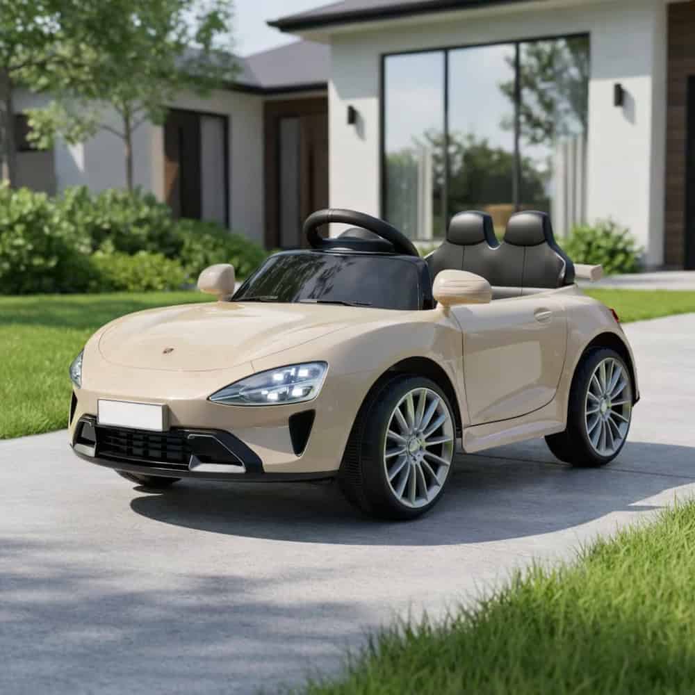 Automobil za decu na akumulator Sport Plus Bež (12V)
